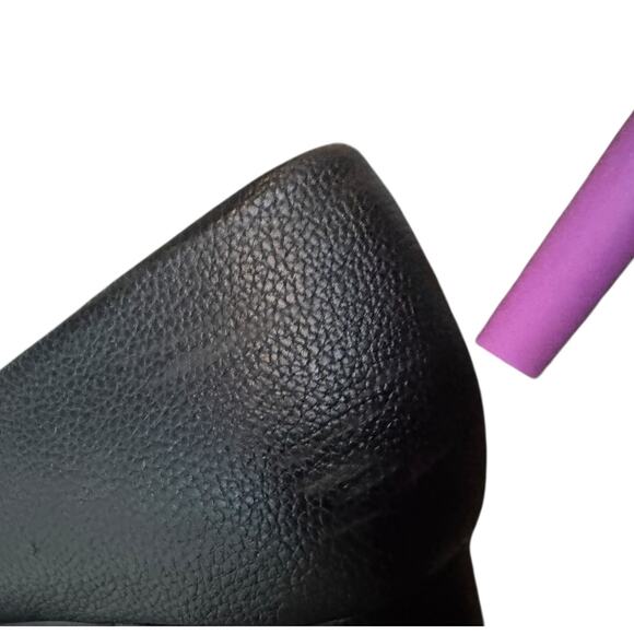 H By HALSTON DejaVu Black Dress Heeled Shoe SZ 7 - Picture 12 of 13